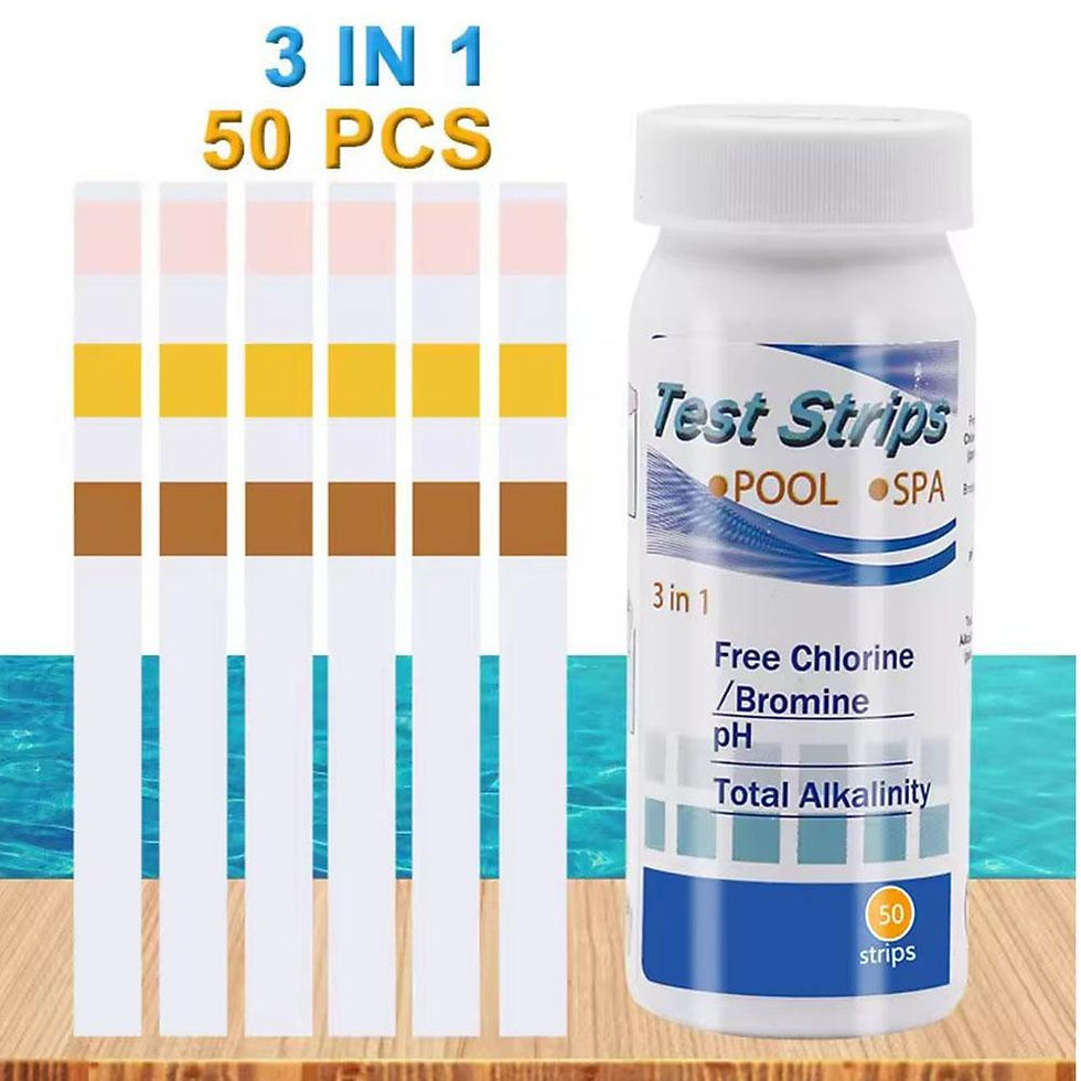 Thumbnail: 3/7in1 Chlorine PH Test Strips SPA Swimming Pool Water Tester Paper Residual Chl