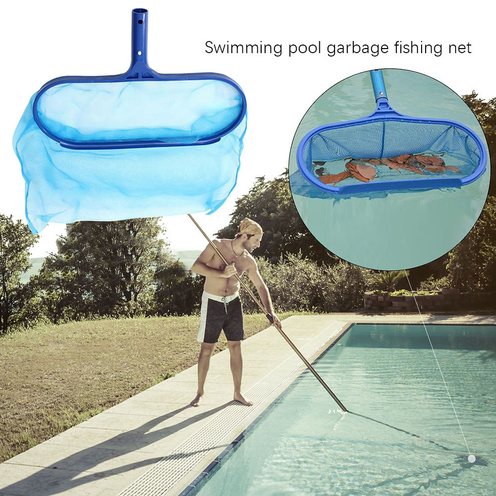 Thumbnail: Leaf Rake Mesh Frame Net Skimmer Cleaner Net Rubbish Cleaning Rake Leaf Mesh Dee