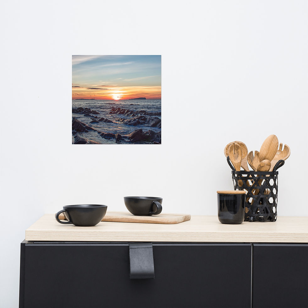 Thumbnail: Photo paper poster - ARG0033 Sunset on Isle of Seil