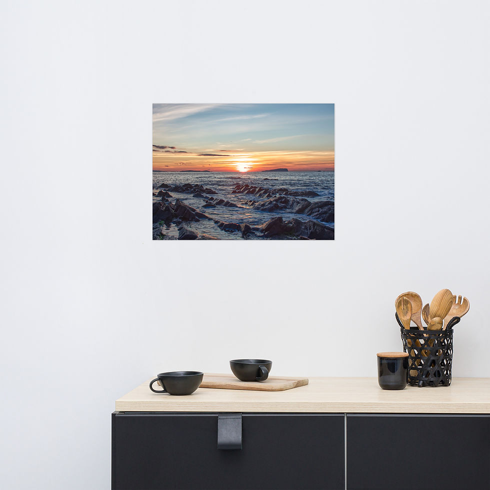 Thumbnail: Photo paper poster - ARG0033 Sunset on Isle of Seil