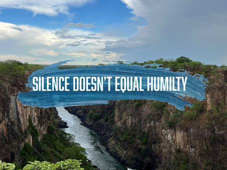 Silence doesn’t equal humility