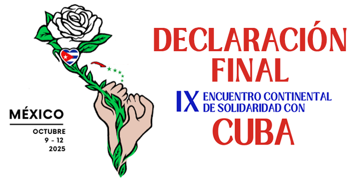 Plan de acción 2025-2028 del IX Encuentro Continental y Caribeño de Solidaridad con Cuba