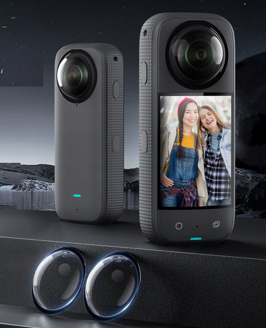 Thumbnail: TELESIN Protective Lens Guard for Insta360 X3 Lens Protector Protector S6-PTC-0