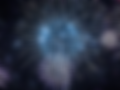 blue fireworks background