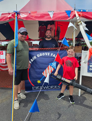 Fair Grove Family Fireworks Giveaway Winners