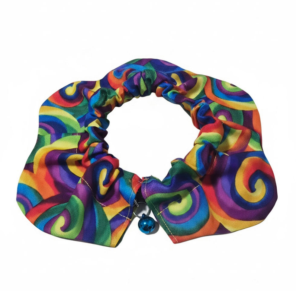 Groovy Swirl Classic Bird-safe cat collar