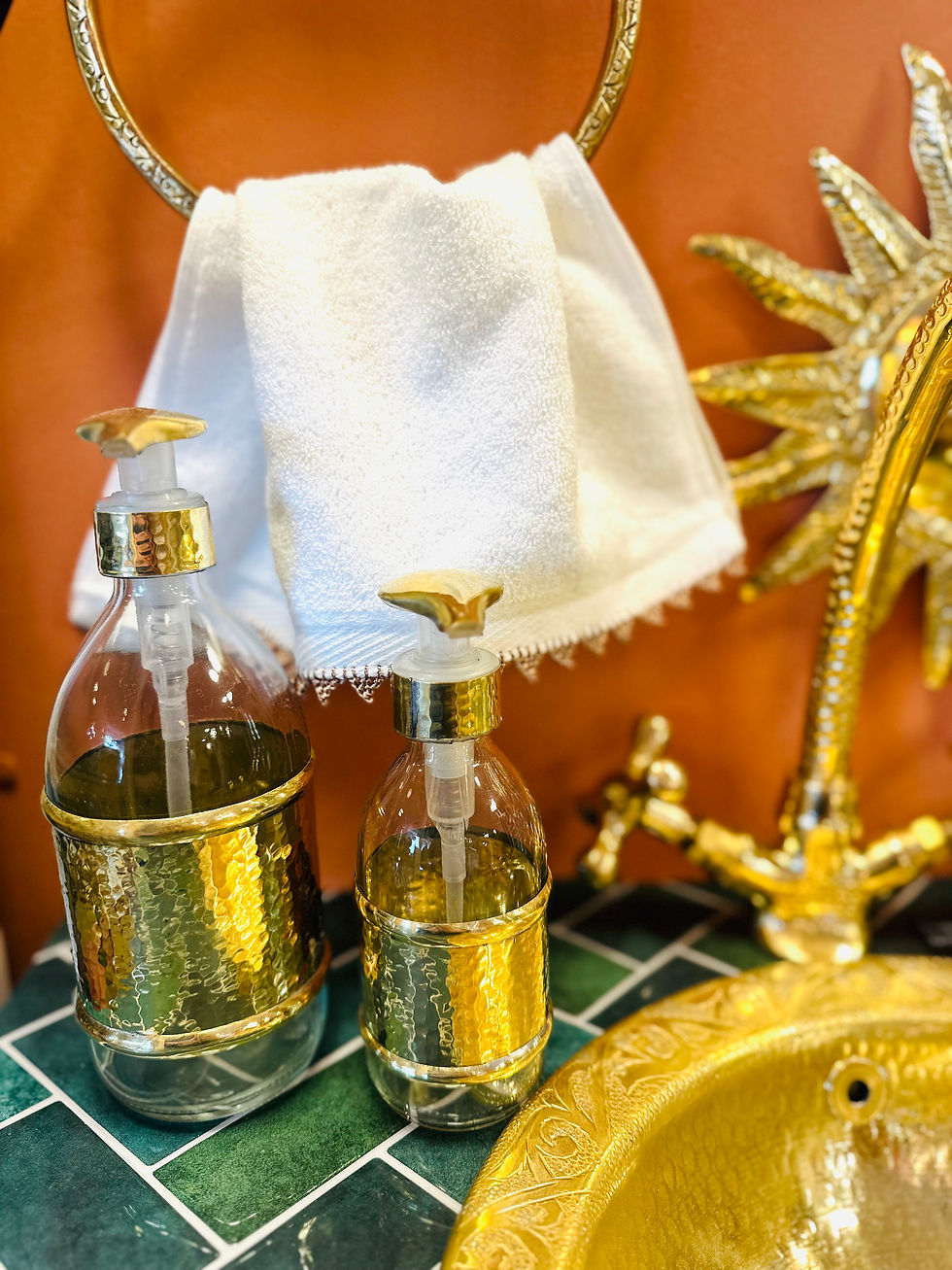 Miniature : Distributeur savon en laiton 