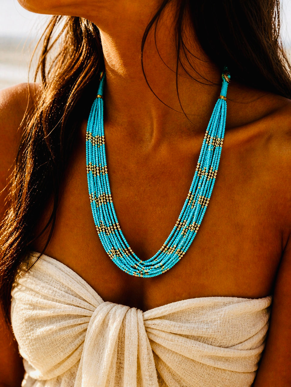 Miniature : Collier tout en perles 