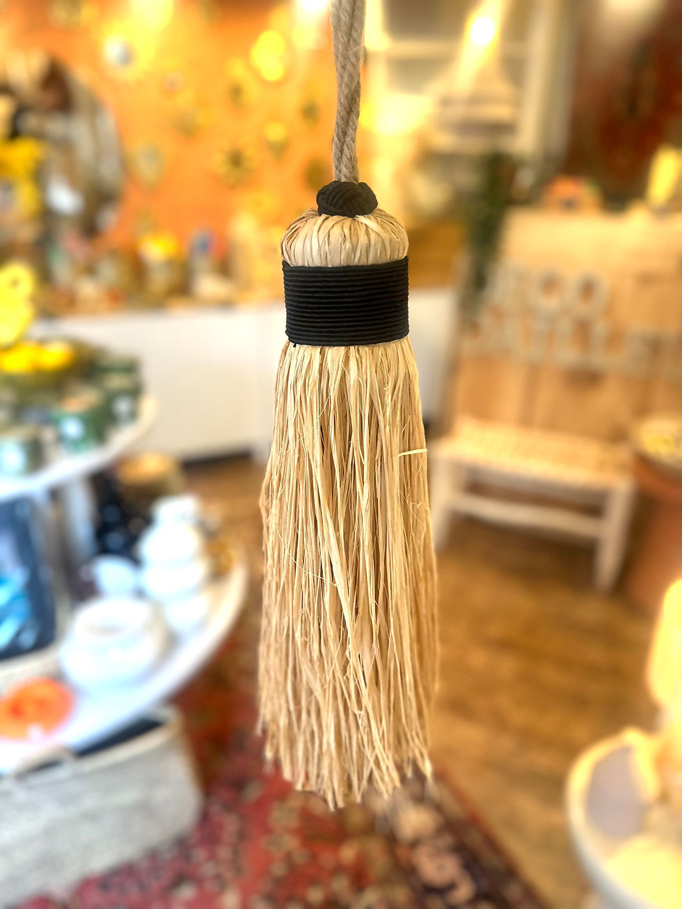 Miniature : Pompon Raphia (Taille L) 