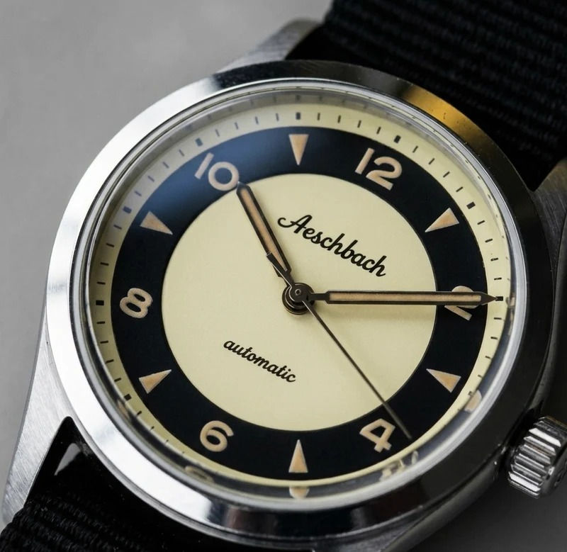 Thumbnail: MWC Aeschbach 1950s Pattern Watch