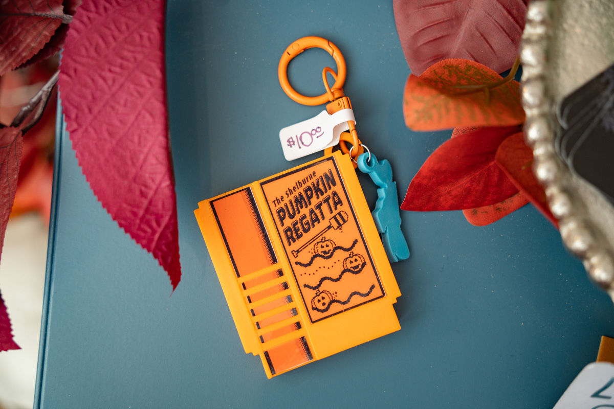8 Bit Pumpkin Regatta Cartridge Keychain