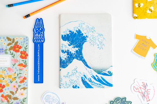 Japanese Woodblocks Notebook (Great Wave) | 8 | THE WANDERING