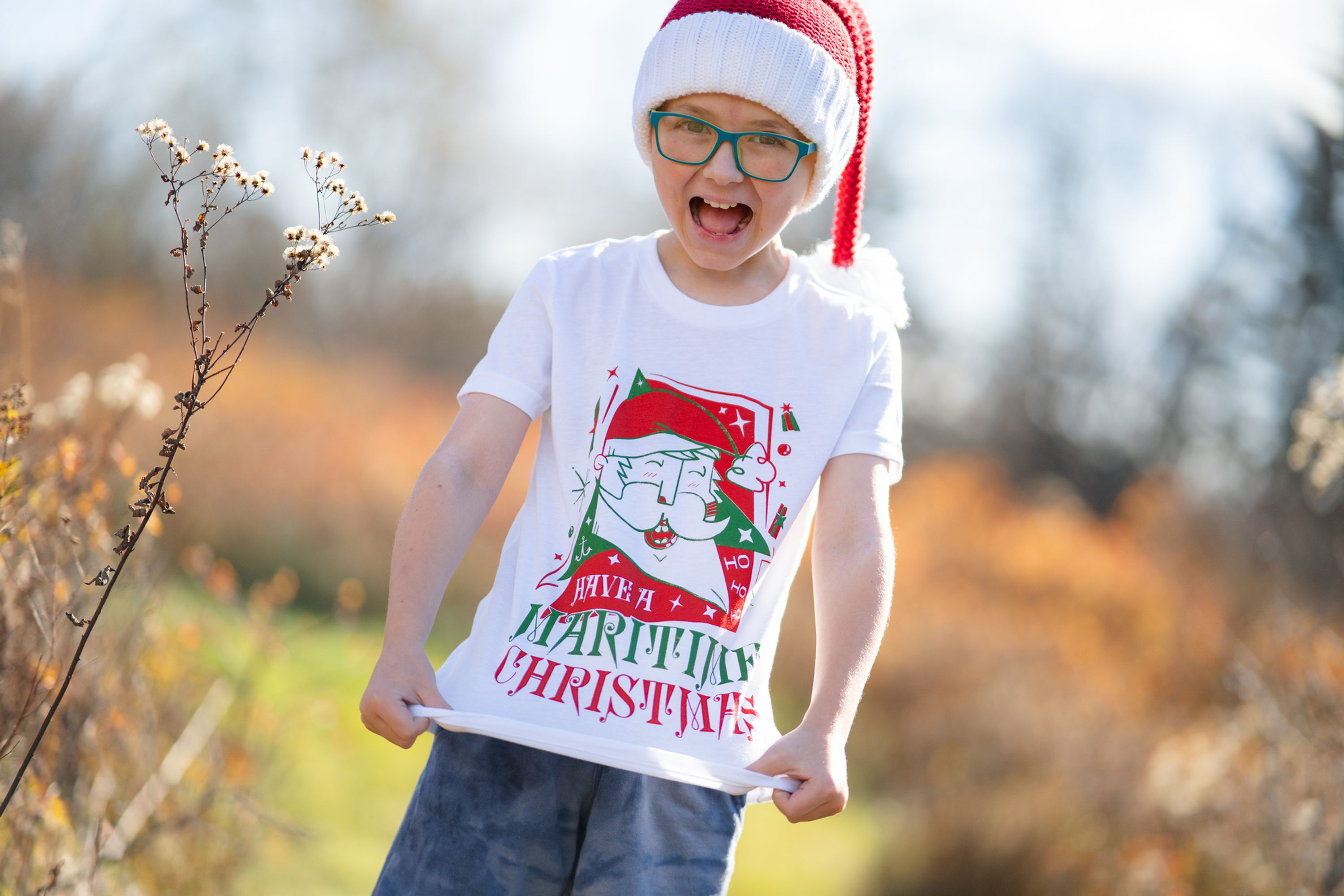 Maritime Christmas Kids Tee