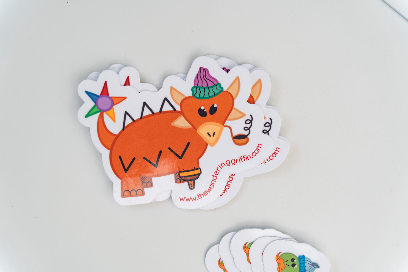Peg Leg Ank Sticker