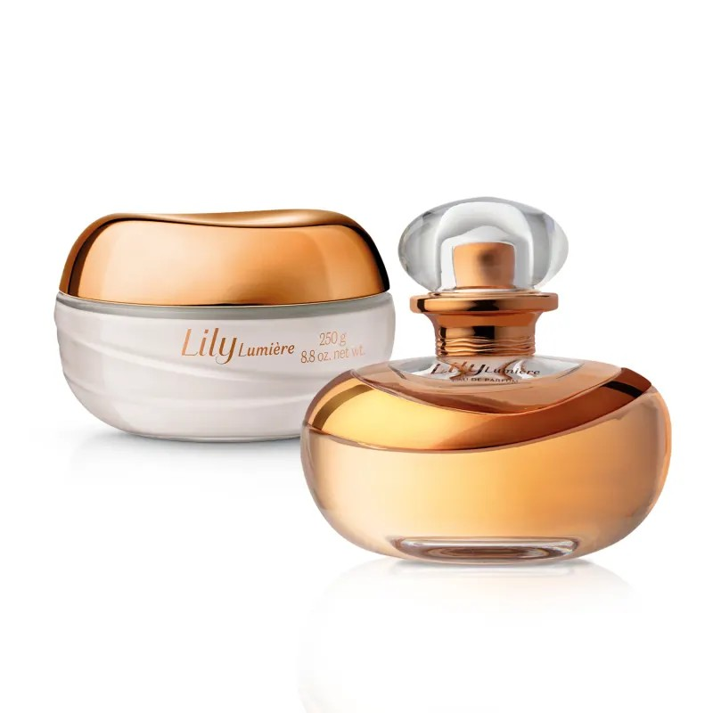 Combo Lily Lumière: Eau De Parfum + Creme Acetinado Hidratante Corporal