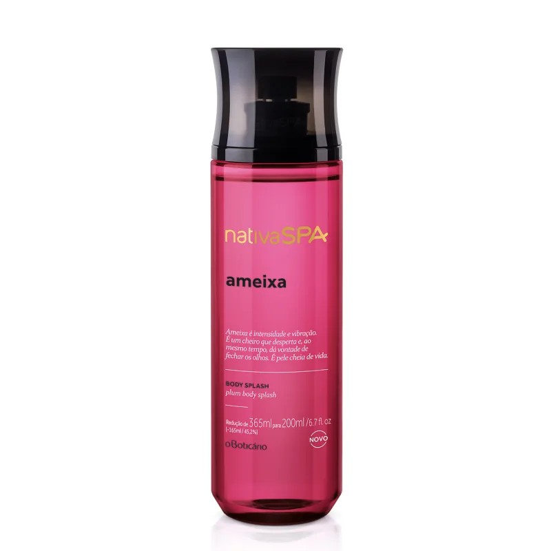 Nativa Spa Ameixa Desodorante Colônia Body Splash 200ml
