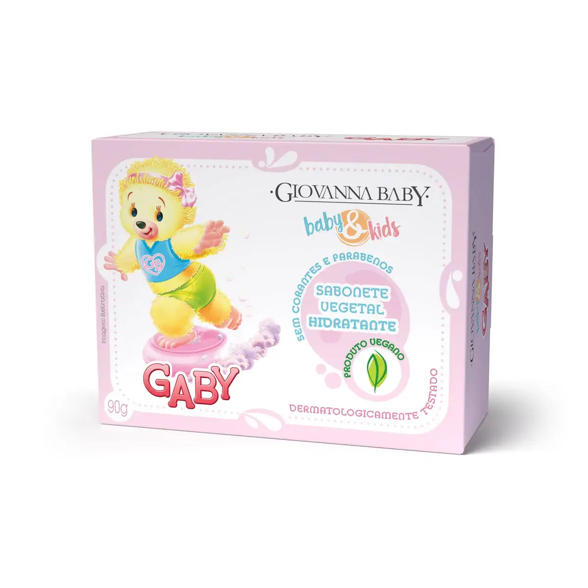 Sabonete em Barra Vegetal Baby & Kids Gaby Giovanna Baby 90g
