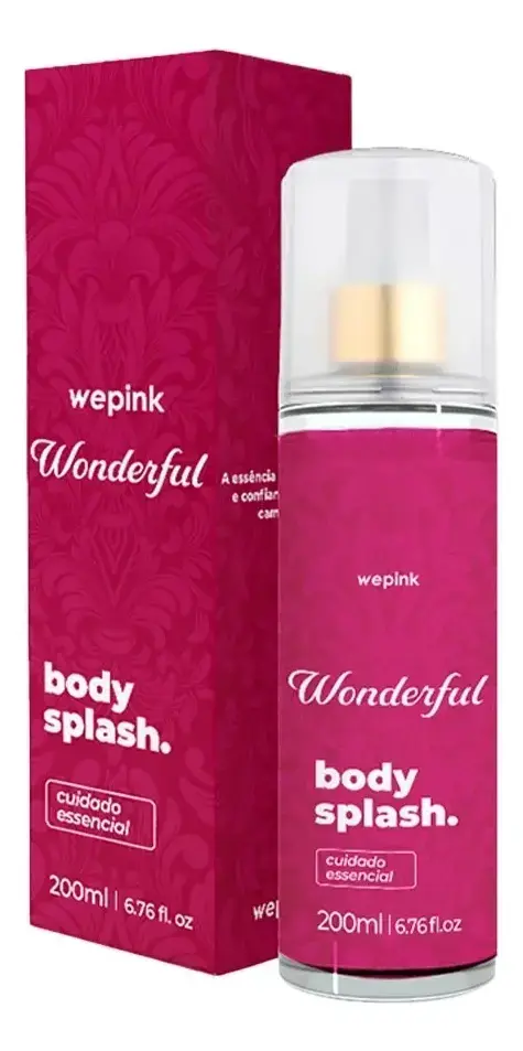 Body Splash Wonderful Desodorante Colônia 200ml - Wepink