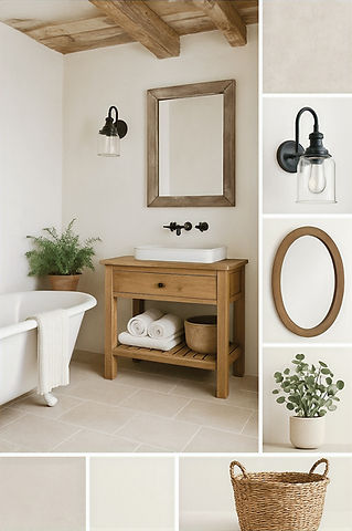 Moodboard de salle de bain