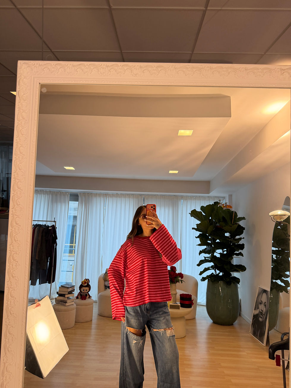 Miniatura: Maglia righe morbida