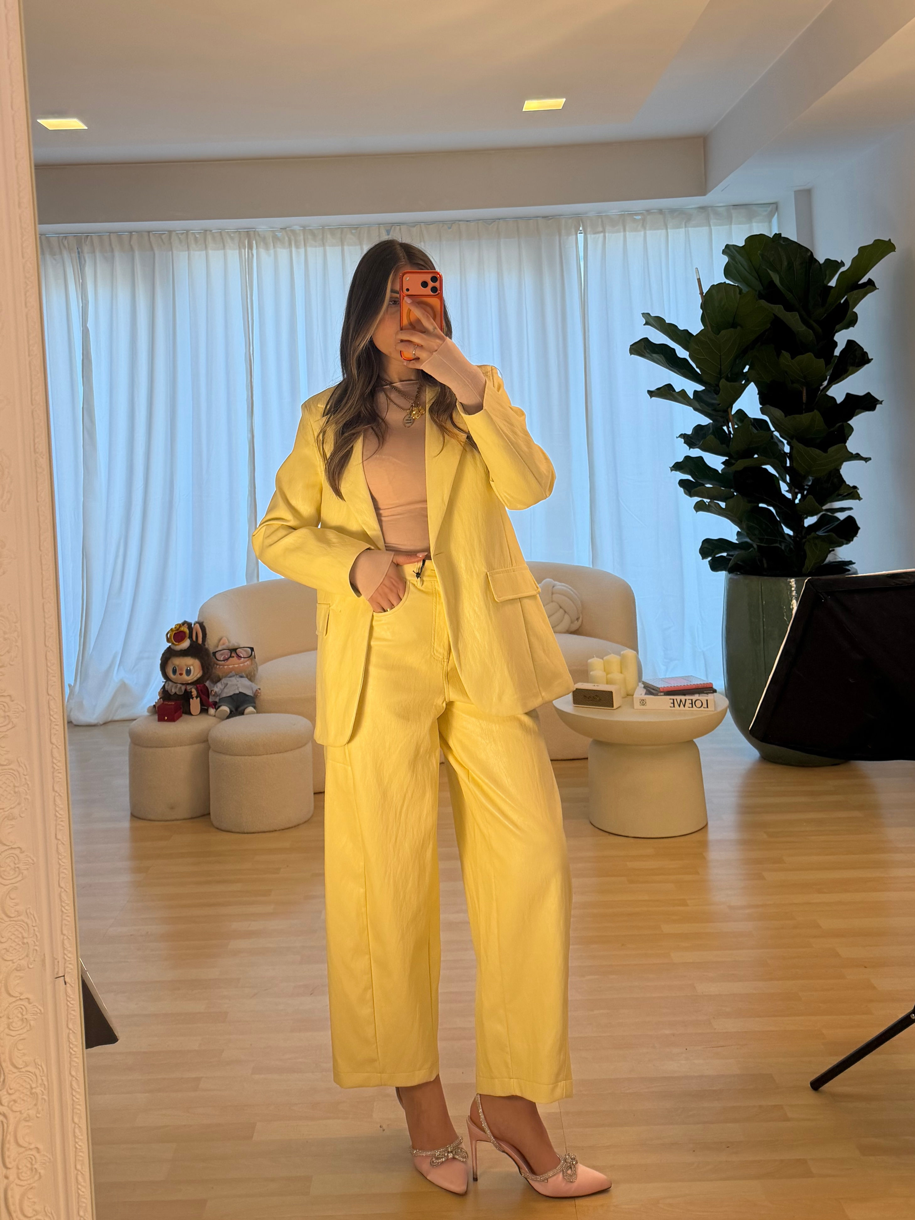 Pantalone ecopelle MIA