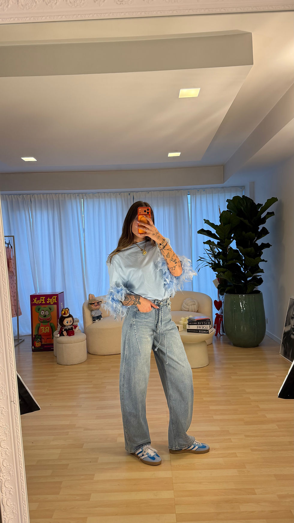 Miniatura: Jeans gamba larga JENNY