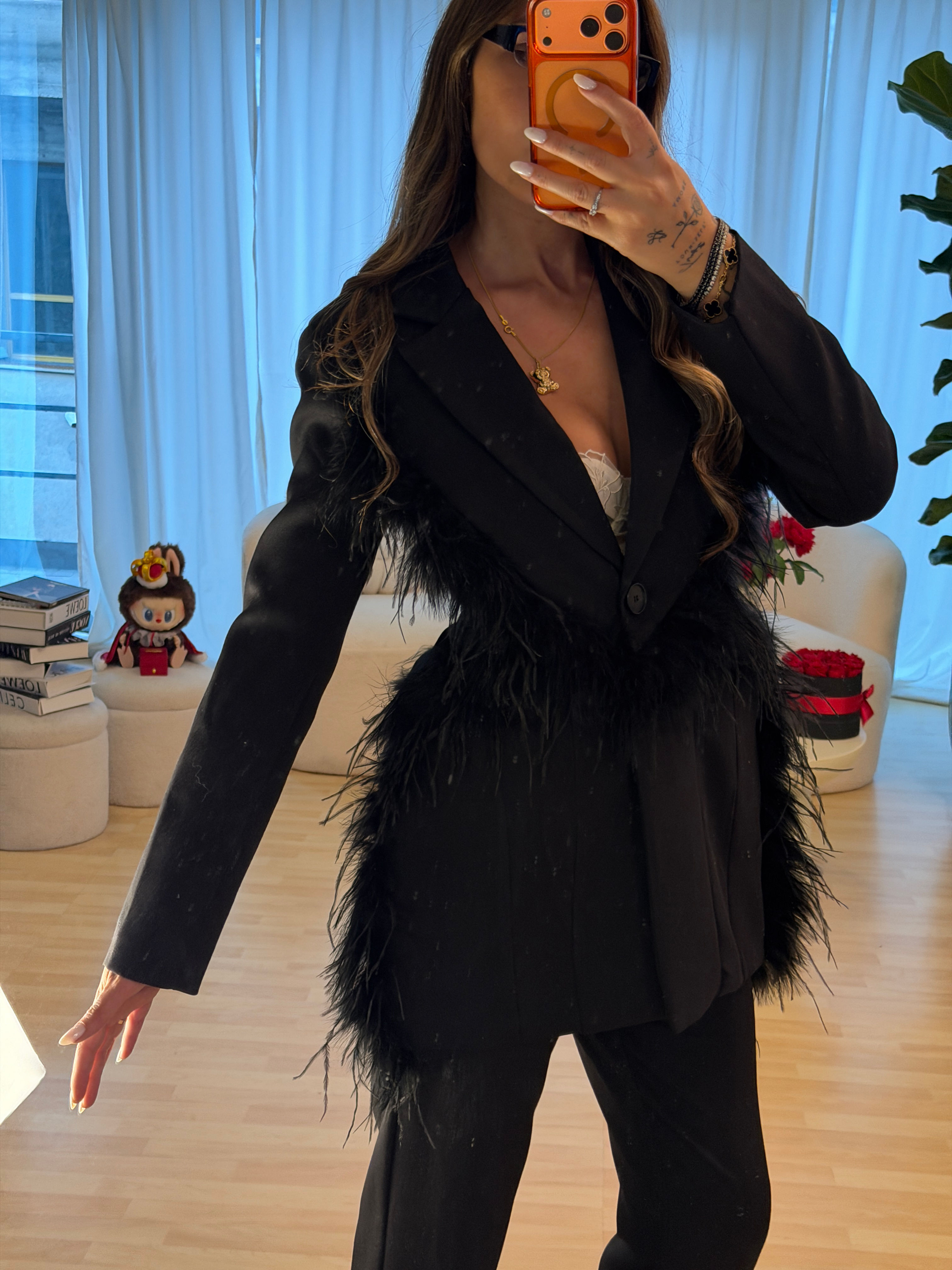 Blazer PIUME strutturato lumi 