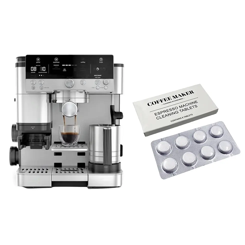 Thumbnail: 8 Pack Coffee Machine Cleaning Tablet Coffee Machine Cleaner Descaler Tablets