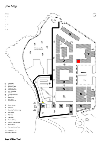 Map of royal William yard
