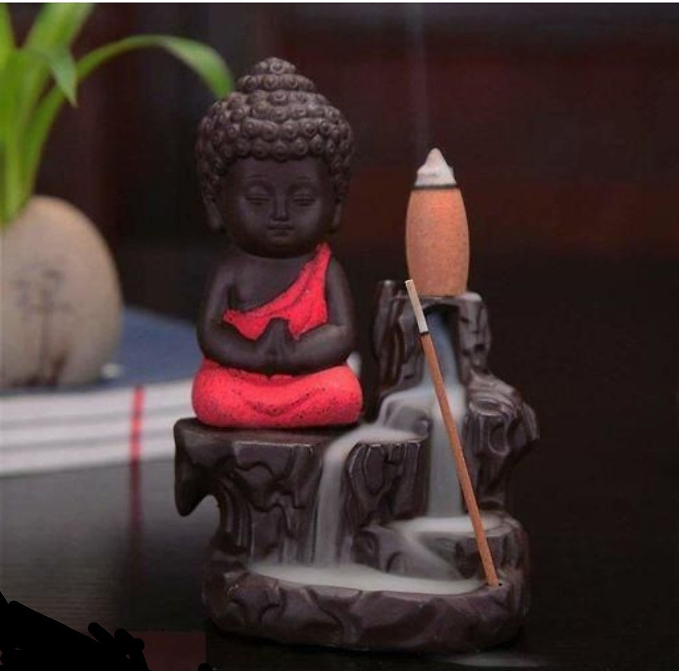 Thumbnail: Budha Ceramic Smokey Fog Fountain Gift

