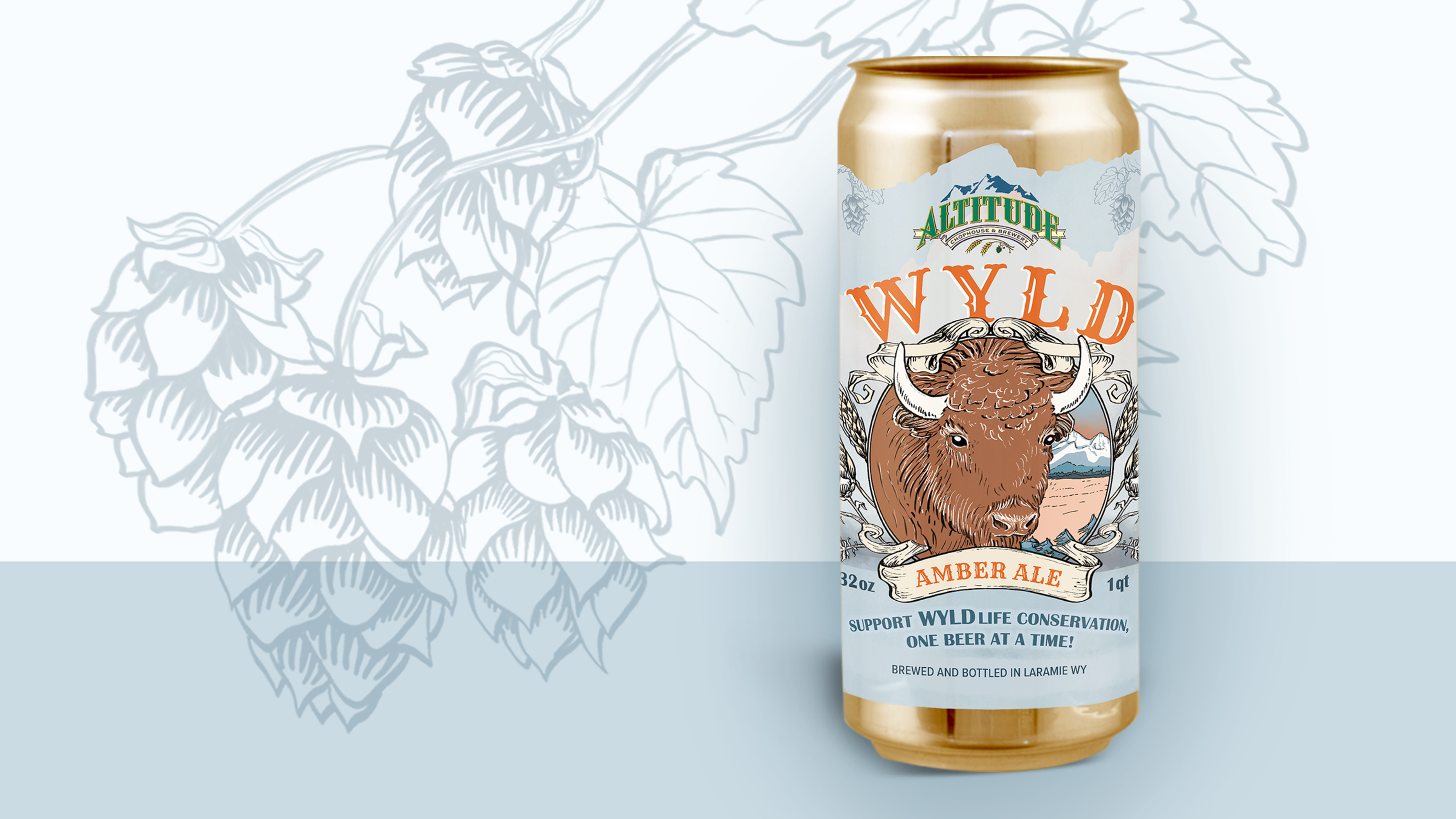 WYld Amber Ale beer can