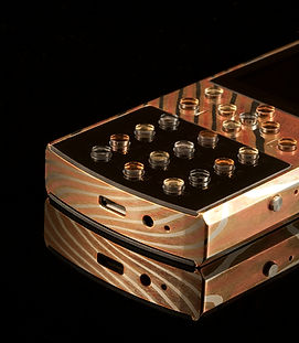 Closeup details of the Classic 712 MG.