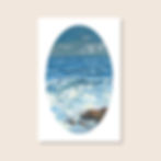 "washing away" ocean seascape water crashing against rocks, 4x6 fine art print archival high quality by zoe mae art