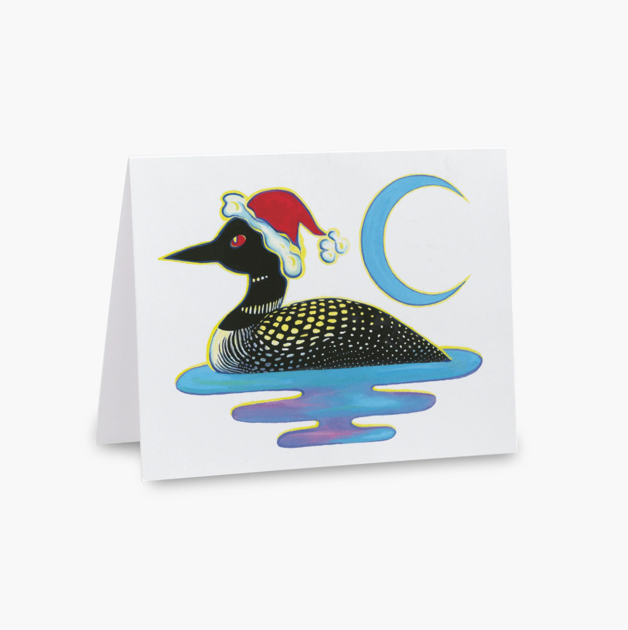 Santa Loon Greeting Card