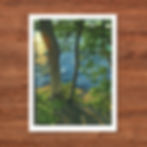 "Sunset on Sawbill Lake" medium 9x12 gift fine art print, archival, high-quality, bwca, hand-painted original, zoe mae art