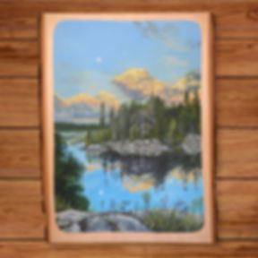 The boundary waters, camping, bwca, canoe, canoeing, camping, gouache painting, original artwork for sale, art collectors,