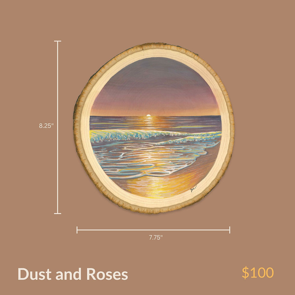 Thumbnail: landscape painting, seascape, gouache, artwork for sale, art collectors, california dreaming, beach, waves beautiful sunset,,