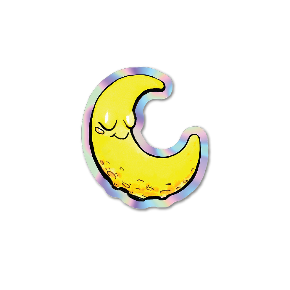 Thumbnail: Under the Moon Sticker Sheet (holographic)