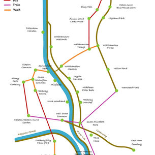 Map of the Countryside of East London