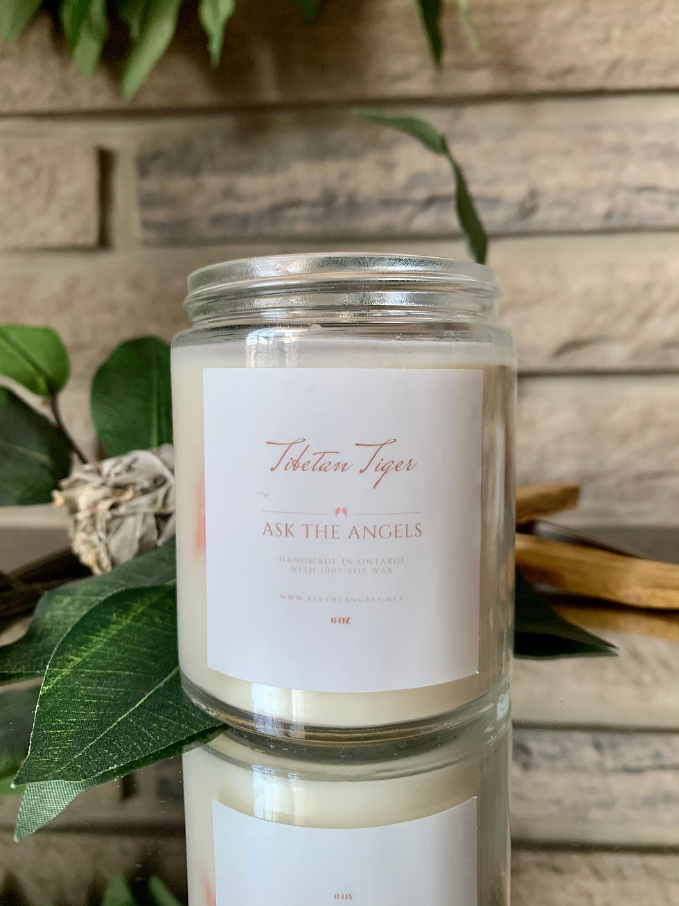 Thumbnail: Tibetan Tiger Soy Tiger Eye Candle