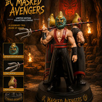 Masked Avengers Kung Fu Statue - The 3 Killers view 1