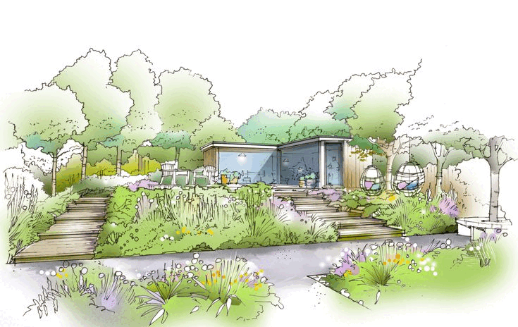 Landscape Architecture Hand Sketch