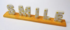 Smile, ceramic original by Michelle White, available at The Picture House Gallery, Padstow.