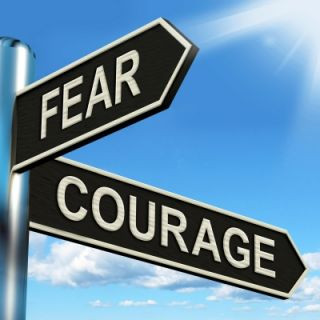 Two arrows Fear & Courage
