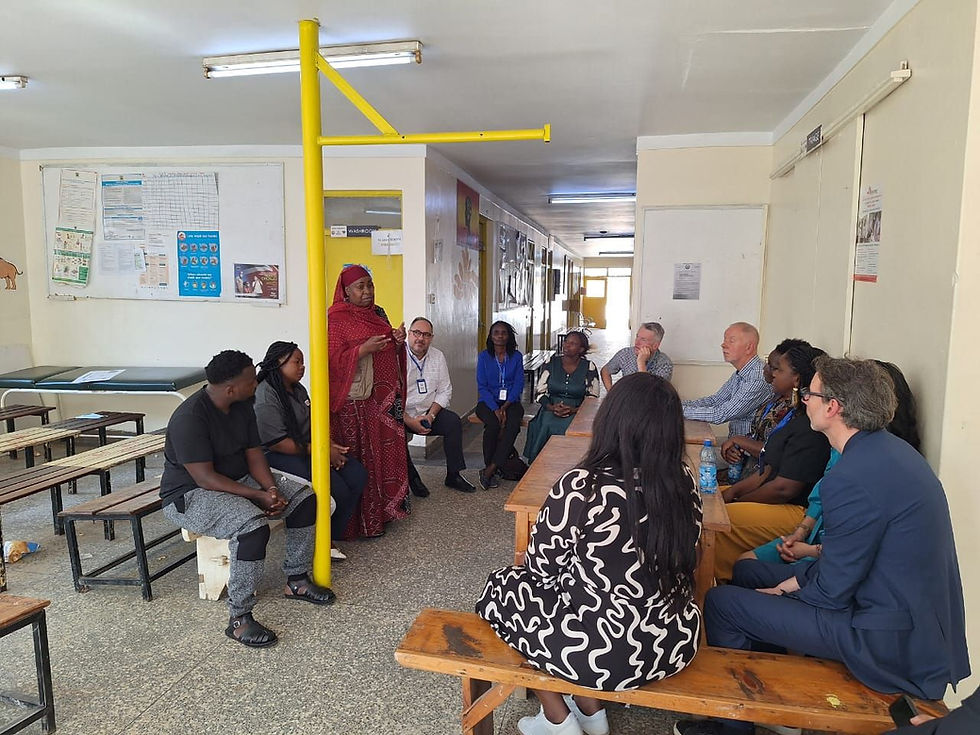 The CORE programme meeting with community members in Kenya