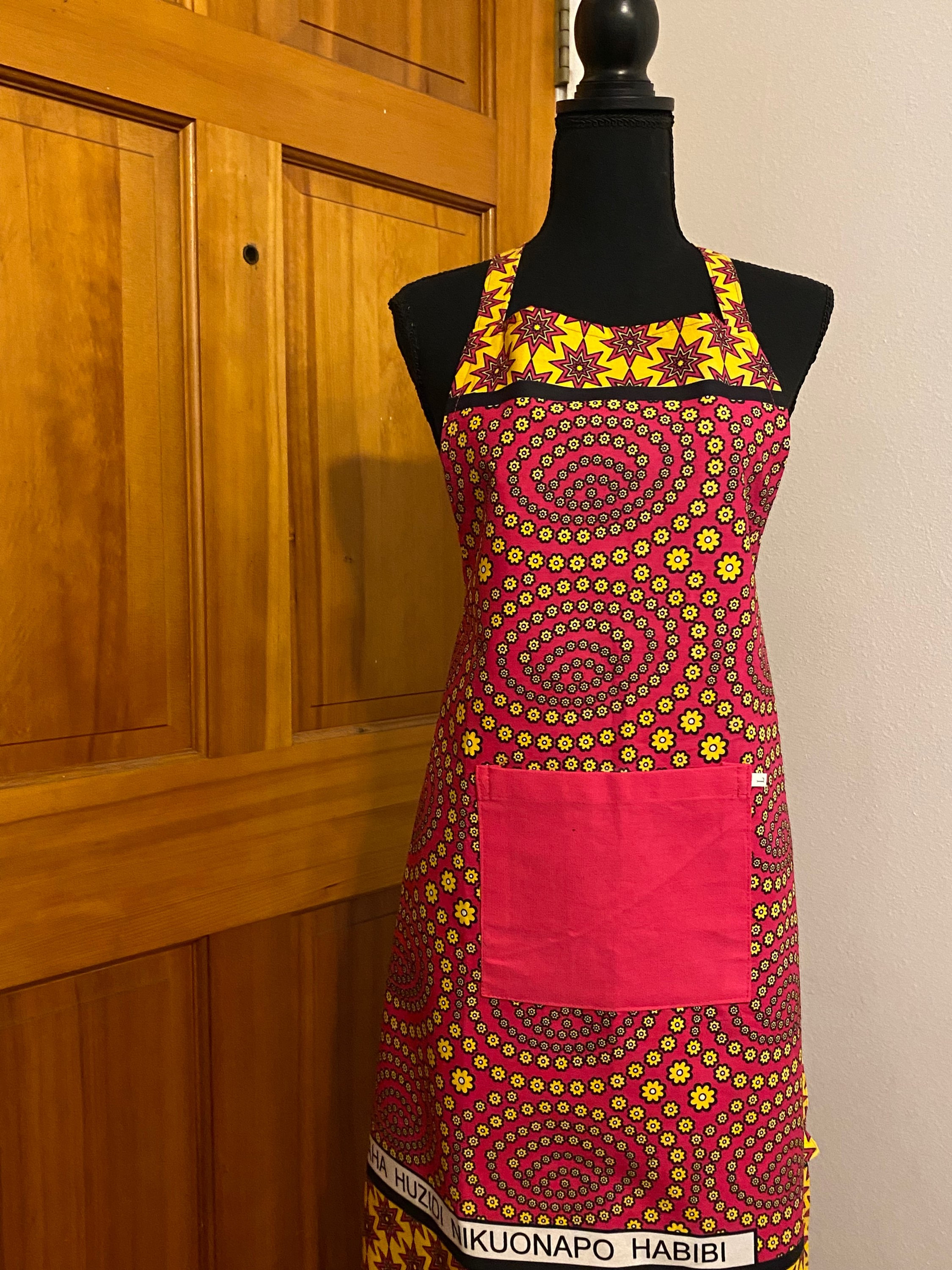 Yellow Khanga Apron