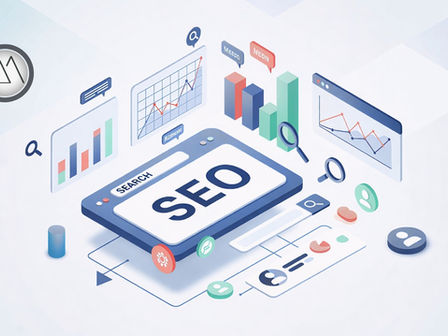 Ilustração sobre marketing para advogados mostrando autoridade digital, Google e captação de clientes sem dependência exclusiva de anúncios.