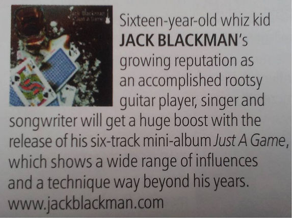 Jack Blackman Review R2