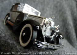 Franklin Mint Hispano-Suiza H6B 1928 9