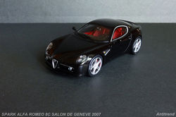 SPARK ALFA ROMEO 8C SALON DE GENEVE 2007 1